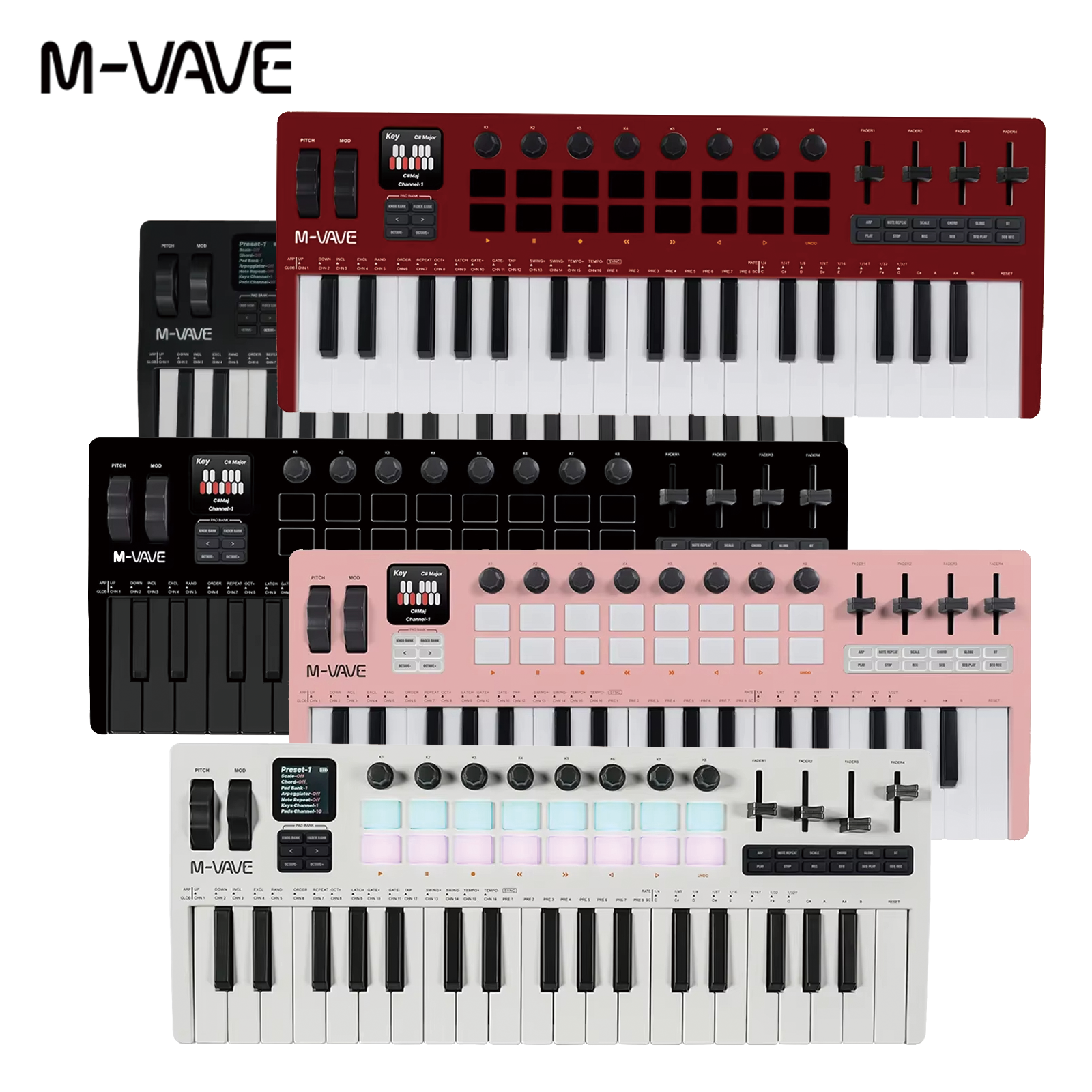 M-VAVE SMK-37 PRO MIDI Control - Midi Controller Pad のレビューと価格