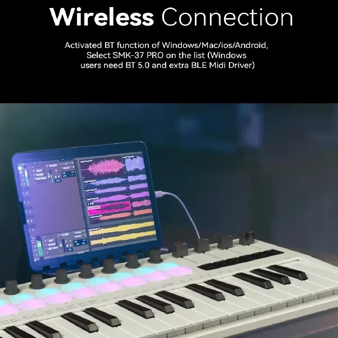 M-VAVE SMK-37 PRO MIDI Control - Midi Controller Pad のレビューと価格