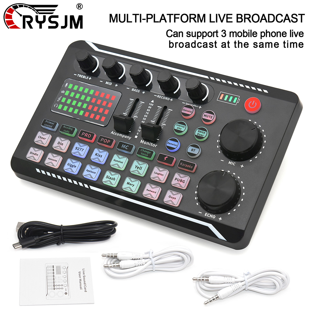 F998 Live Sound Card With DJ M - Midi Controller Pad のレビューと価格