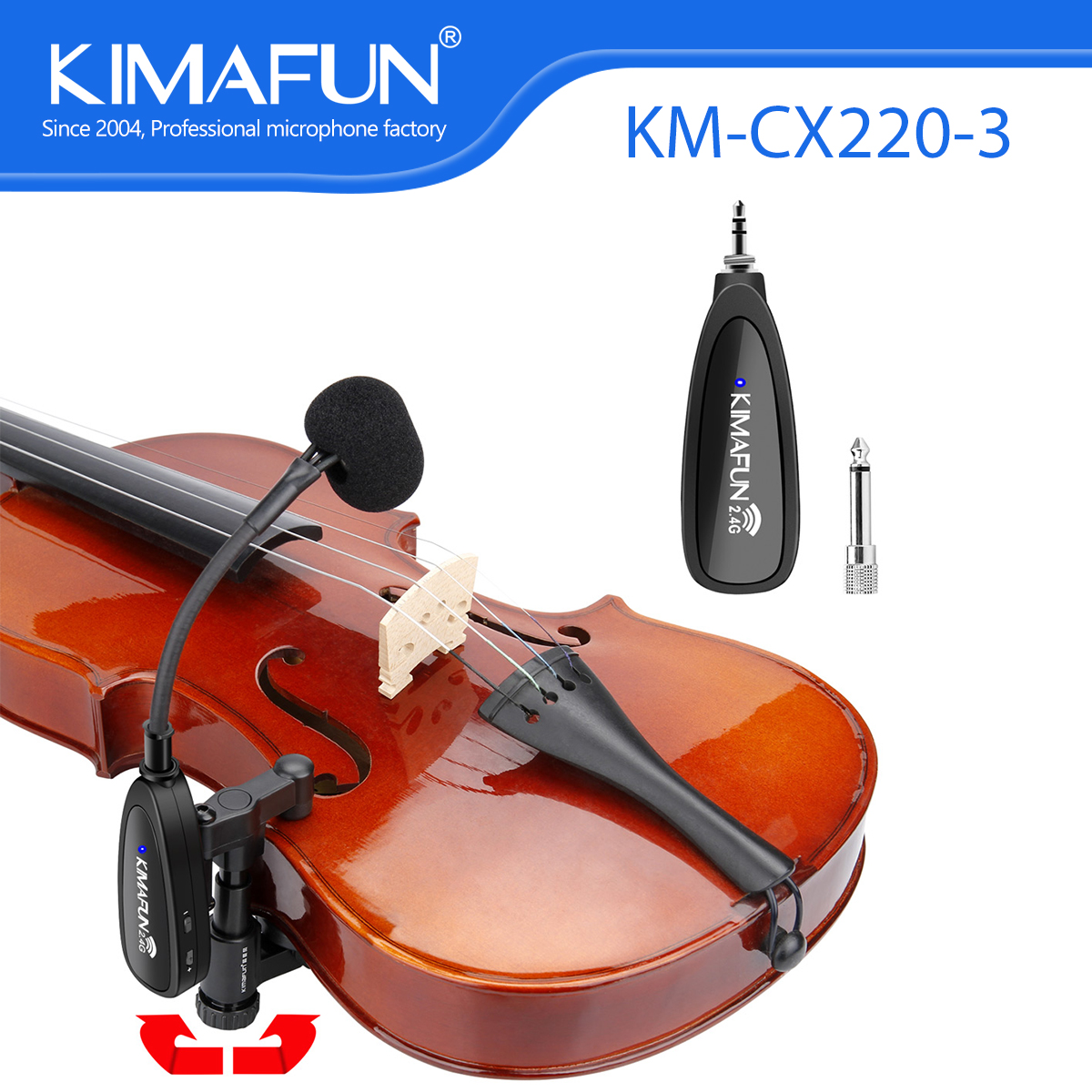 KIMAFUN 2.4G Musical Instrumen - Audio Music In Youtube のレビューと価格